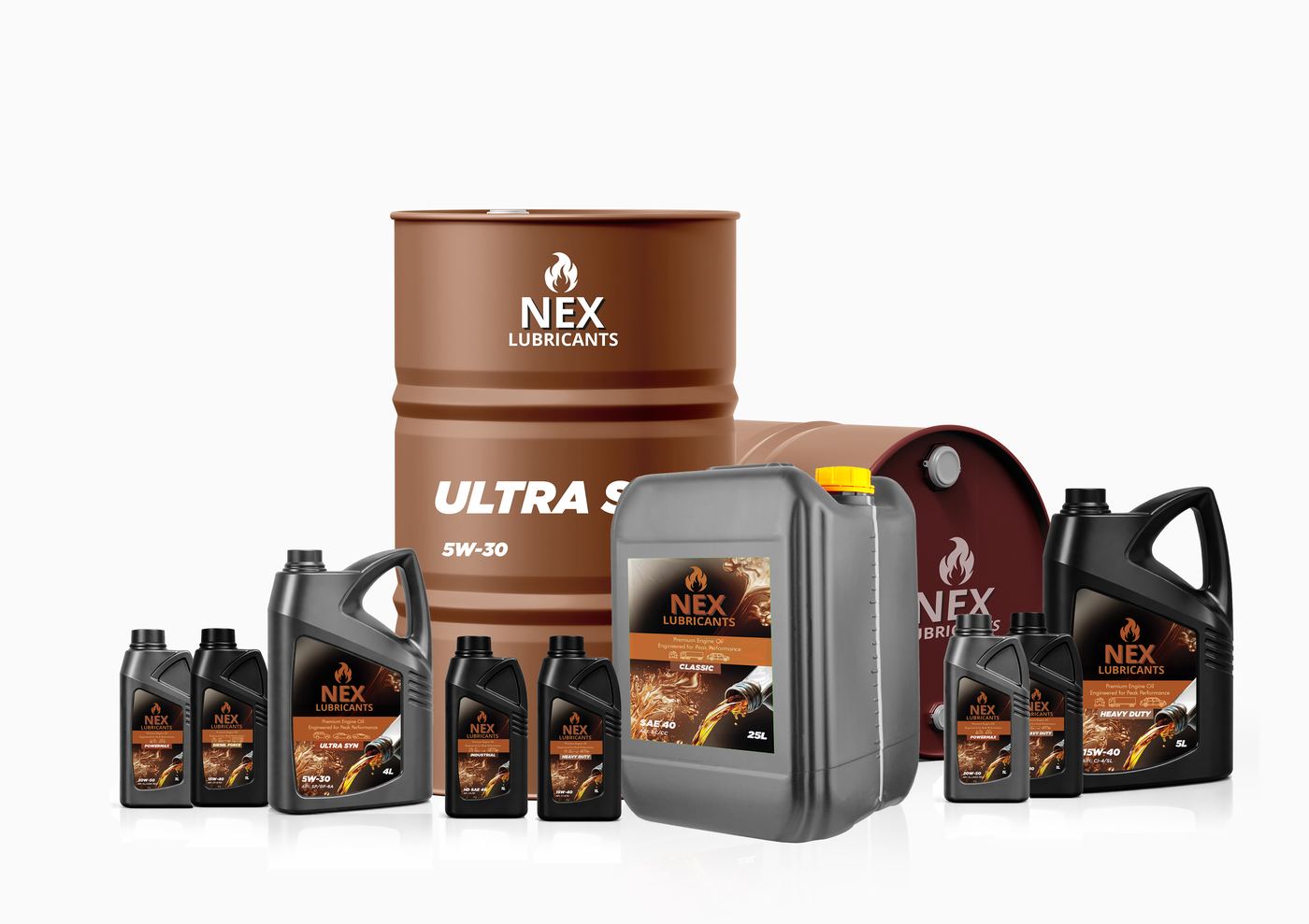 NEX Lubricants full product range